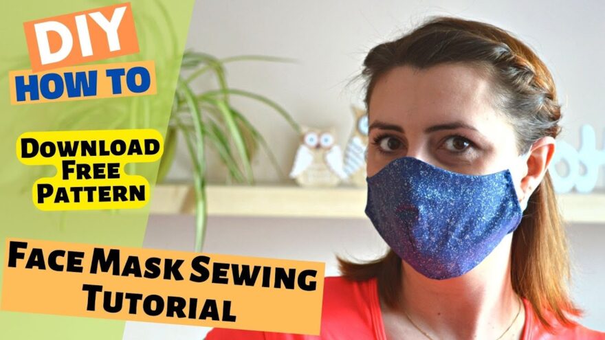 Anatomical Face Mask Sewing: EASY DIY Pattern & Tutorial (Comfort Fit)