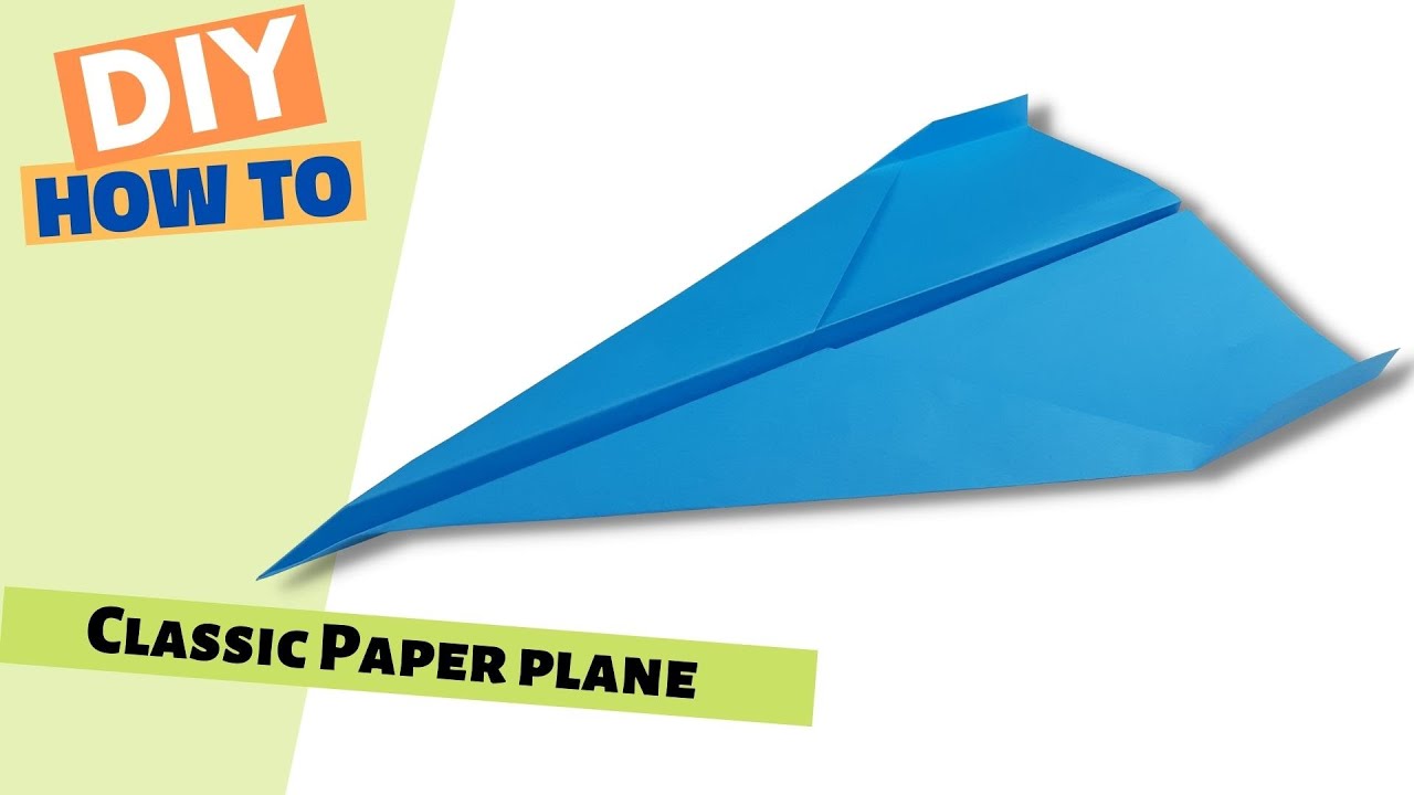 EASY Paper Airplane | How to Make a Classic Paper Plane that Flies Far!