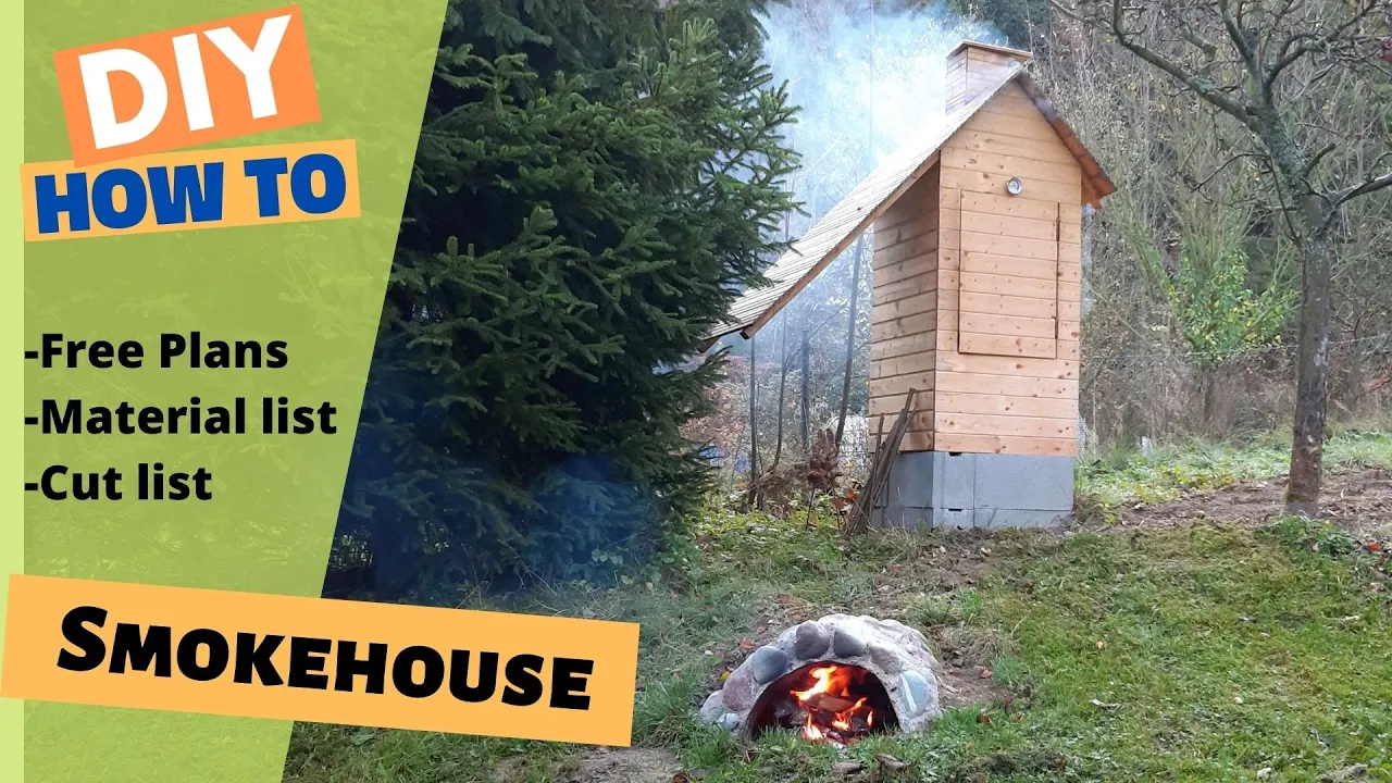 DIY Smokehouse Plan: Build a Wood & Stone Smokehouse In 1 Weekend (Full Guide & FREE Plans)