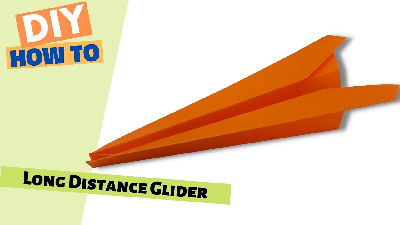 EASY Long Distance Glider | Fold The BEST Paper Airplane That Flies Forever!