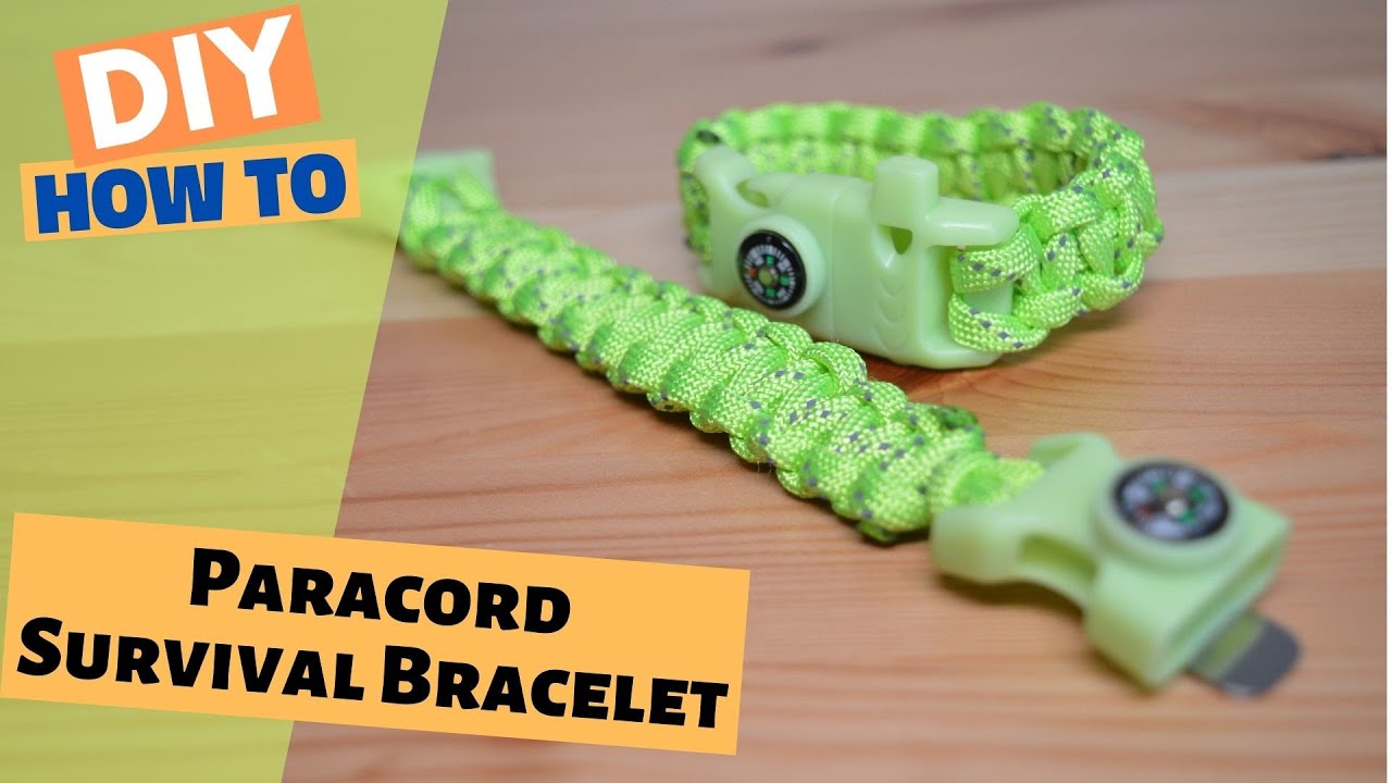 EASY Paracord Survival Bracelet DIY (Cobra Weave Tutorial for Beginners!)