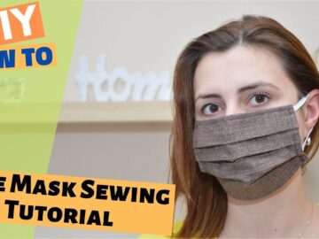 EASY Pleated Fabric Face Mask DIY (10-Minute Sewing Tutorial & Pattern) EASY Pleated Fabric Face Mask DIY (10-Minute Sewing Tutorial & Pattern)