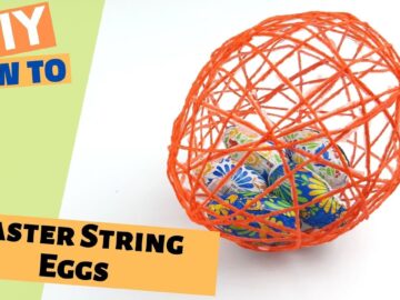 EASY String Eggs DIY: How to Make Yarn Eggs for Easter & Home Decor! EASY String Eggs DIY: How to Make Yarn Eggs for Easter & Home Decor!