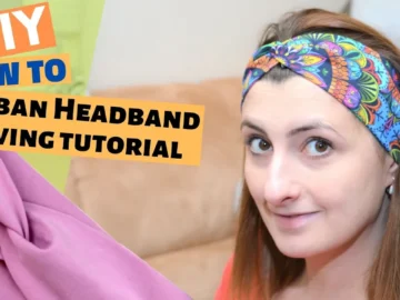EASY Turban Headband Sewing Tutorial (Knotted & Crossed) | Quick DIY Headband for Beginners