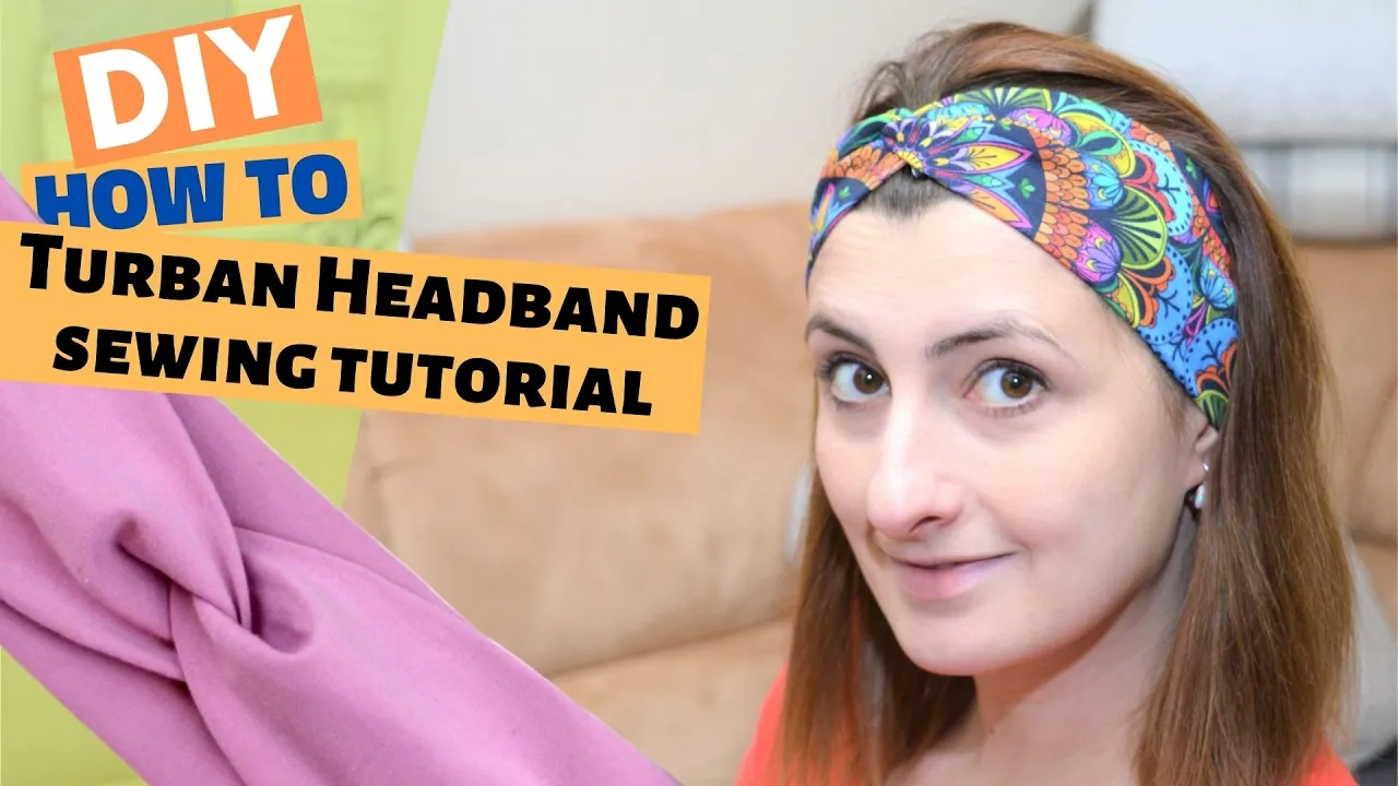 EASY Turban Headband Sewing Tutorial (Knotted & Crossed) | Quick DIY Headband for Beginners