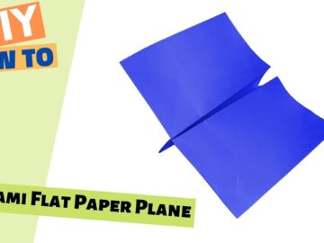 How to Make a "Flat" Paper Airplane That Flies FAST & STABLE! | Easy Origami + FREE PDF