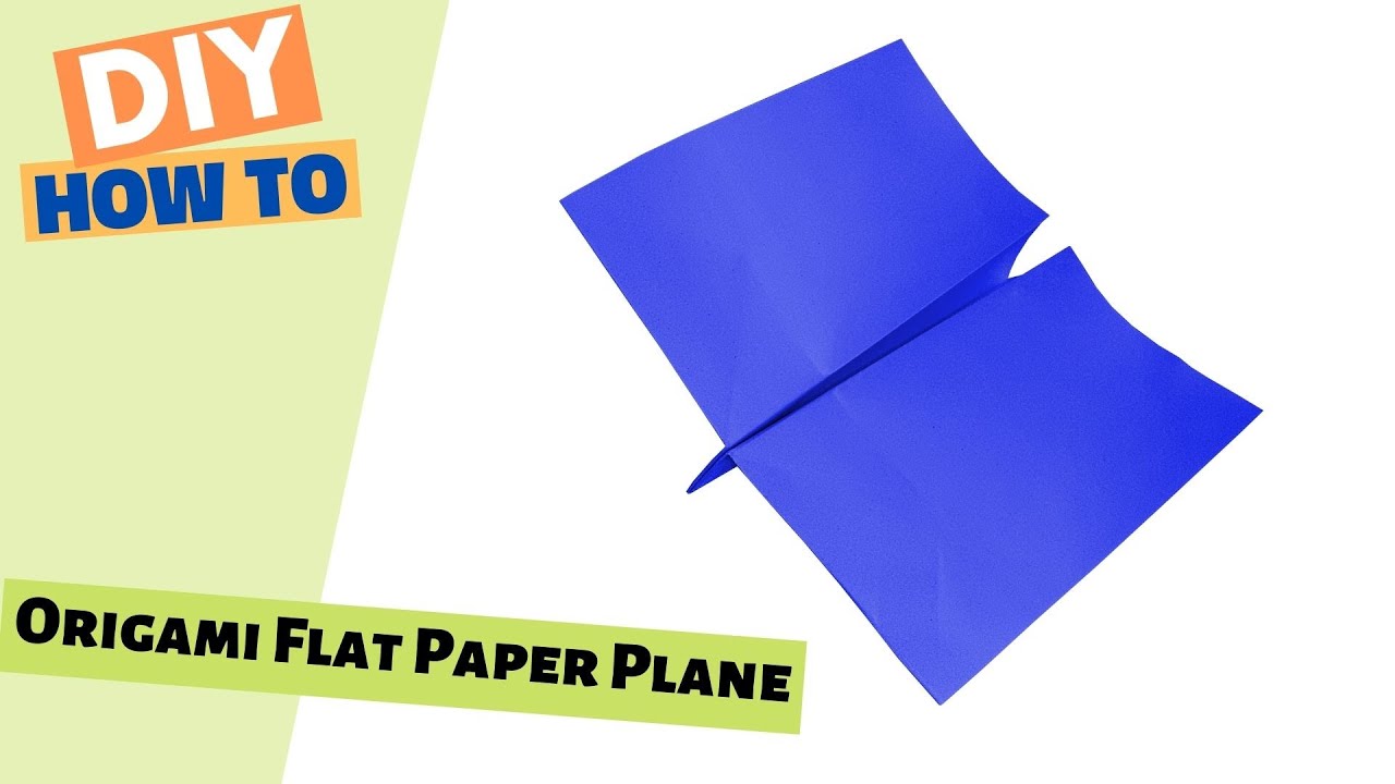 How to Make a "Flat" Paper Airplane That Flies FAST & STABLE! | Easy Origami + FREE PDF
