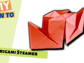 How to Make an Origami Steamboat That FLOATS! | Classic Paper Steamer + FREE PDF Pattern