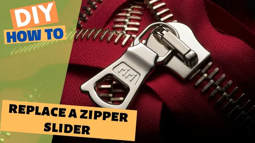 How to replace a zipper slider