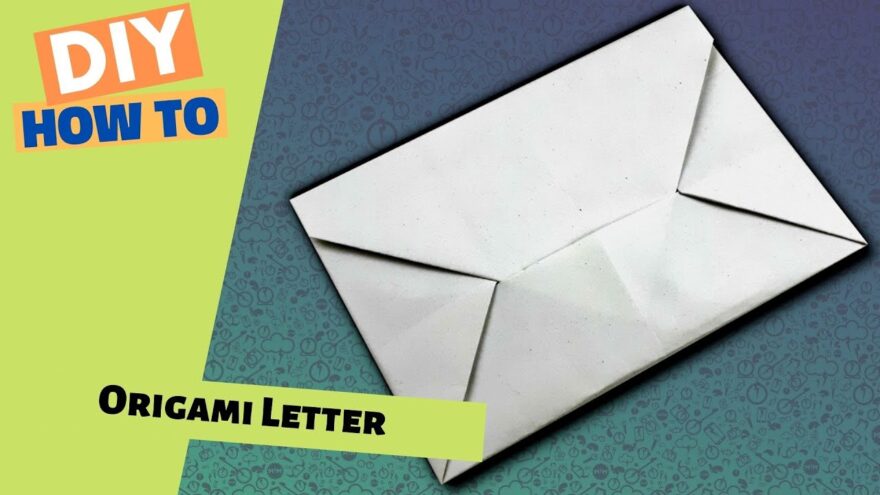 How to Make an EASY Origami Envelope (Letter) | Ultra-Fast 3-Min Fold + FREE PDF Pattern