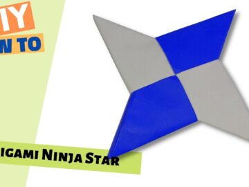 How to Make an EPIC Origami Ninja Star (Shuriken) with 2 A4 Sheets | FREE PDF Pattern & Diagram