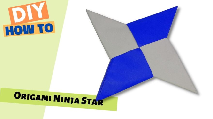How to Make an EPIC Origami Ninja Star (Shuriken) with 2 A4 Sheets | FREE PDF Pattern & Diagram
