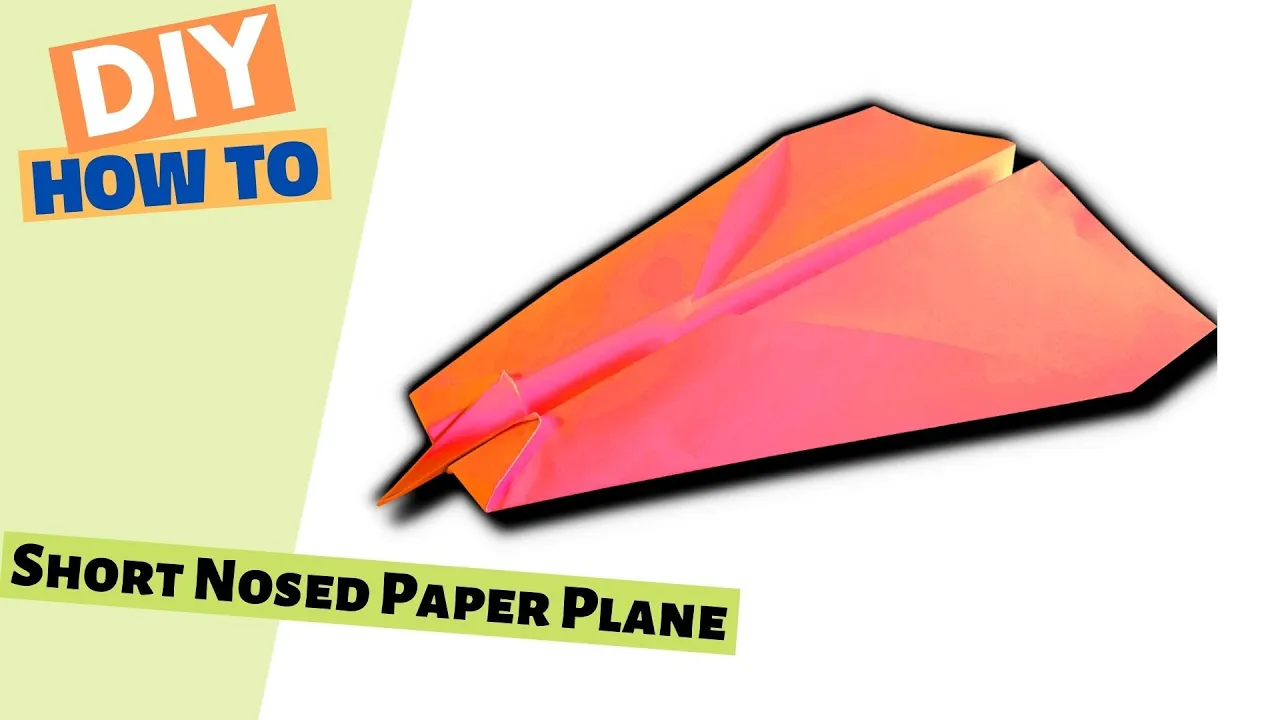 How to Make a Paper Airplane That Flies EXTREMELY FAST | Short Nosed Jet + FREE PDF