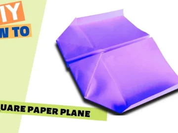 How to Make a Paper Airplane That Flies SLOW & STEADY | Square Glider + FREE PDF Pattern How to Make a Paper Airplane That Flies SLOW & STEADY | Square Glider + FREE PDF Pattern