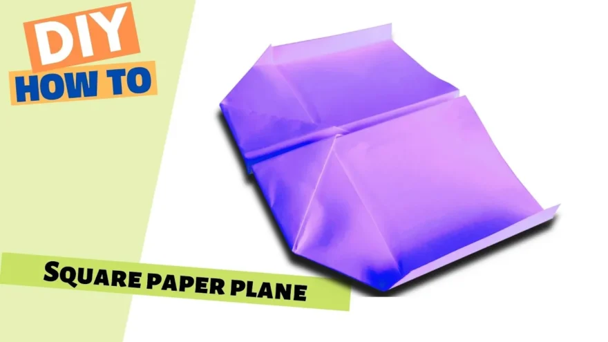 How to Make a Paper Airplane That Flies SLOW & STEADY | Square Glider + FREE PDF Pattern