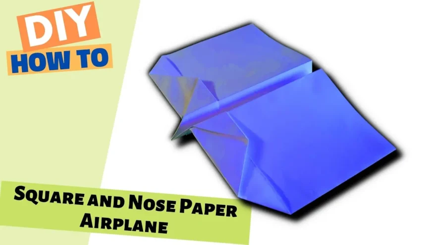 How to Make a Square Nosed Paper Airplane That Flies SLOW & LONG | Easy Origami Glider + FREE PDF