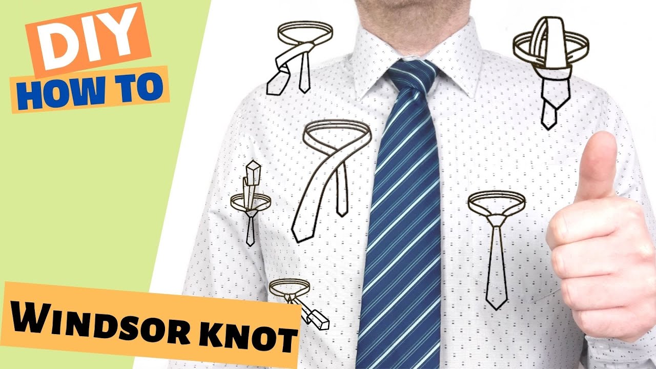 The Easiest FULL Windsor Knot: Tie a Tie with Step-by-Step VISUAL GUIDE!