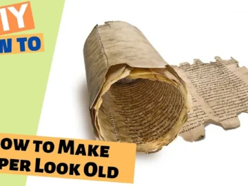 How to Make Paper Look Old – How To Age Paper how to make paper look old