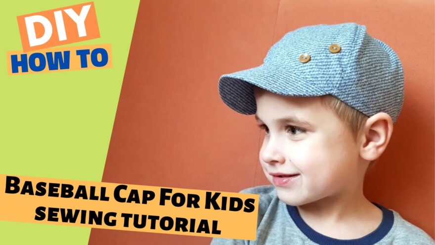 EASY Kids Baseball Cap Sewing Tutorial | FREE PATTERN | Quick DIY Sun Hat for Beginners