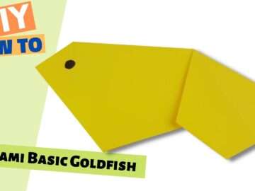 CUTE Origami GOLDFISH! | SIMPLE Paper Fish for Beginners
