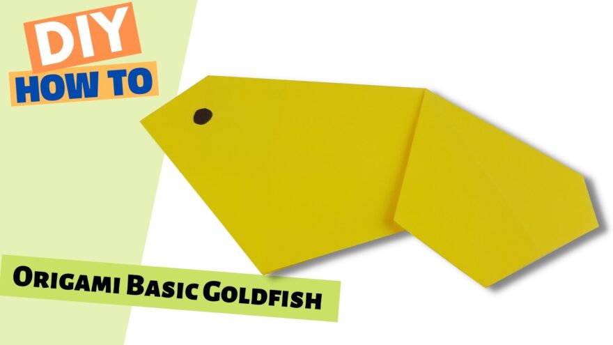 CUTE Origami GOLDFISH! | SIMPLE Paper Fish for Beginners