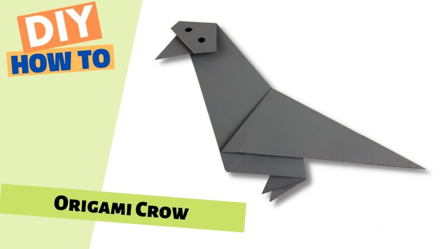 Traditional Origami CROW! | Easy Paper Raven & Halloween DIY Tutorial