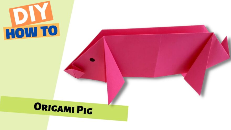 Adorable Origami PIG! | Easy A4 Paper Animal Tutorial (No Glue or Scissors) Adorable Origami PIG! | Easy A4 Paper Animal Tutorial (No Glue or Scissors)
