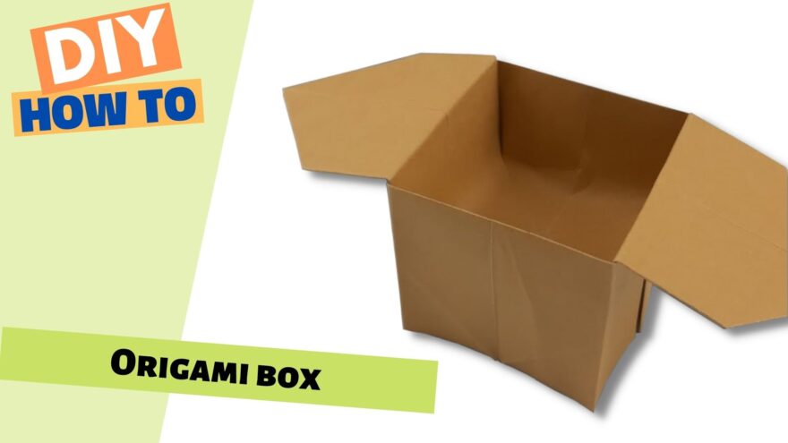 Unique Origami BOX WITH EARS! | Easy Paper Gift Box Tutorial