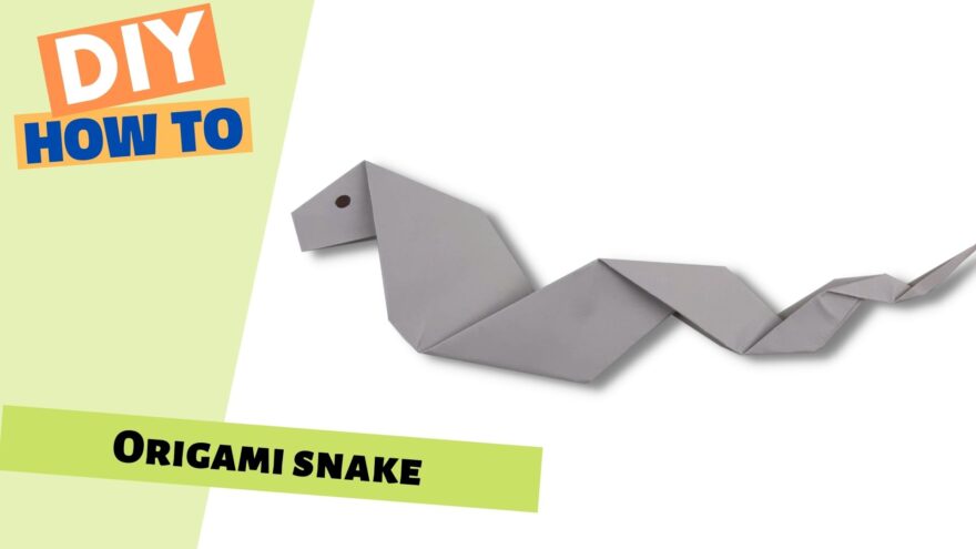 Fun Origami SNAKE! | Easy Moving Paper Toy & Traditional DIY Tutorial