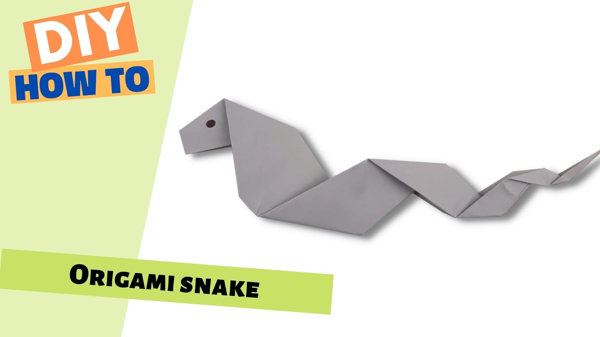 Fun Origami SNAKE! | Easy Moving Paper Toy & Traditional DIY Tutorial